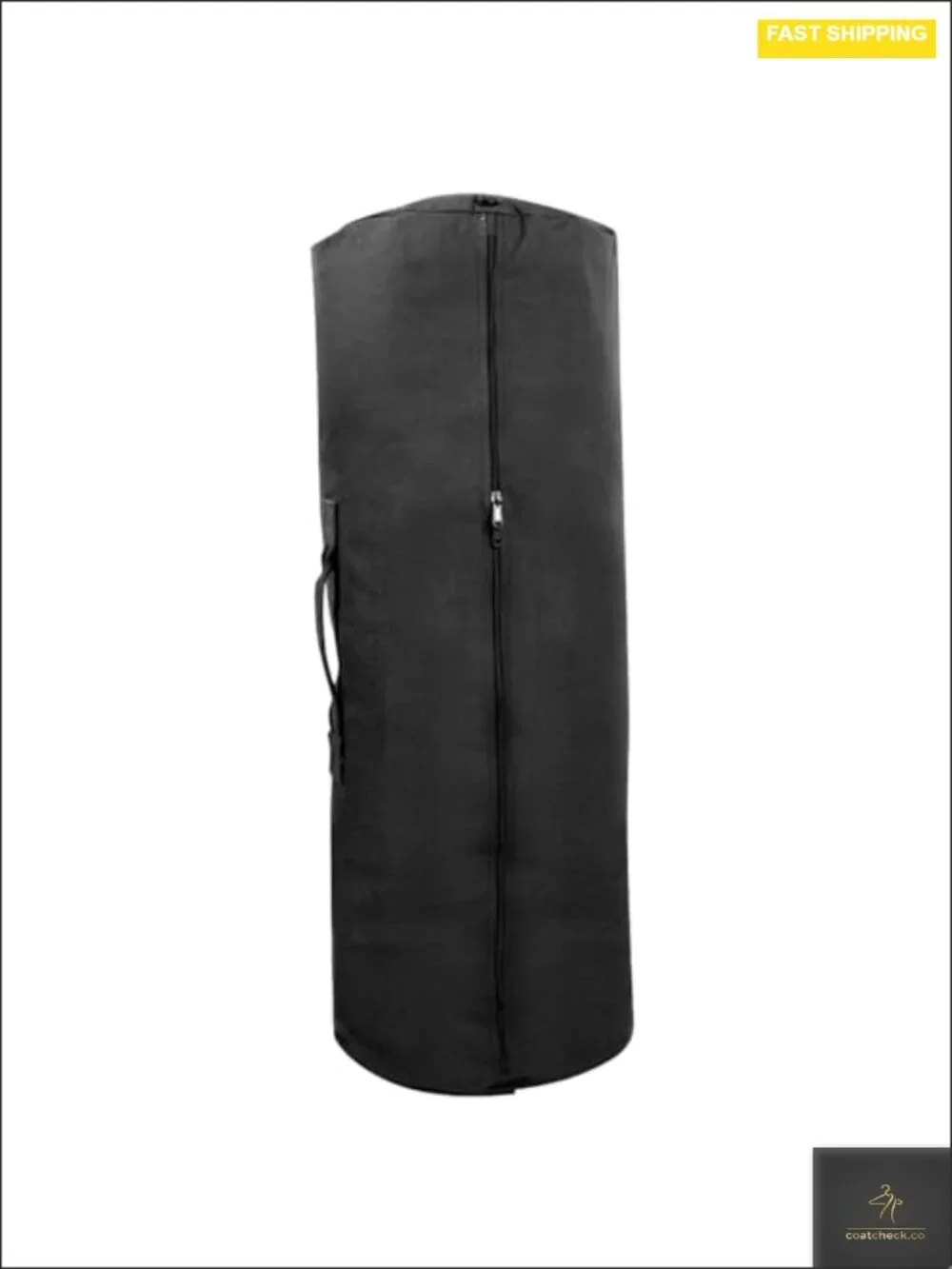 Canvas Duffle Bag with Side Zipper, Heavyweight Cotton, Outdoor Camping Travel